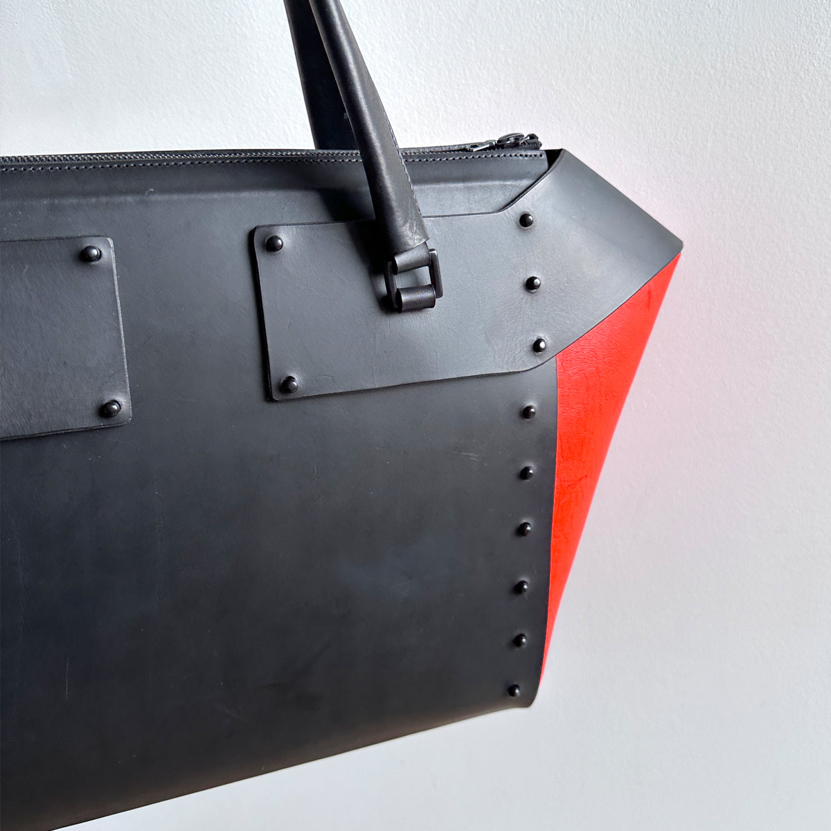 Orange and black tote sale