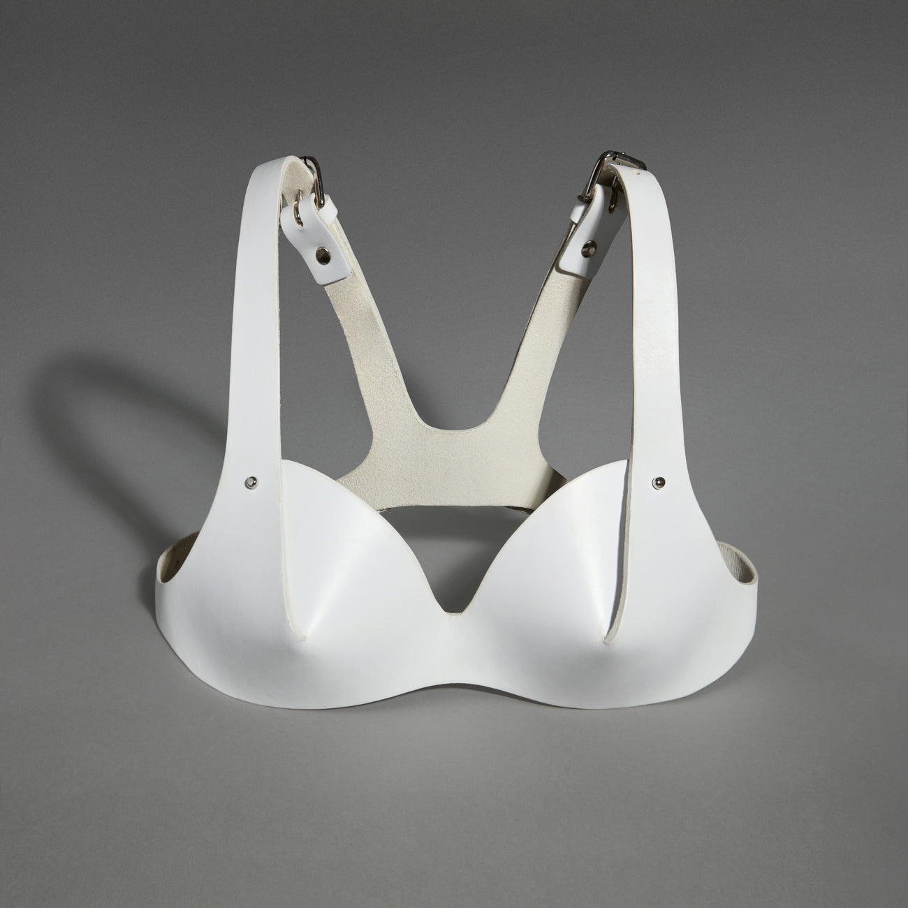 CROSS BACK BRA WHITE