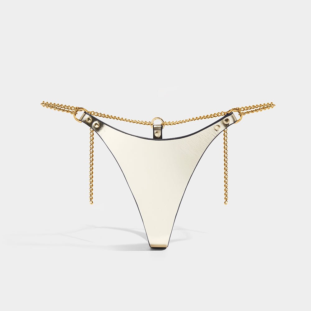 wing powerbutterfly thong | sparkling gold