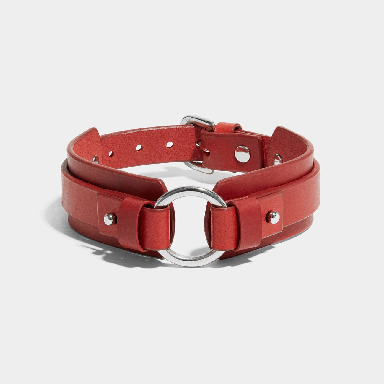 CHUNKY O-RING COLLAR RED | Womens Jewellery Autumn Winter | Fleet Ilya