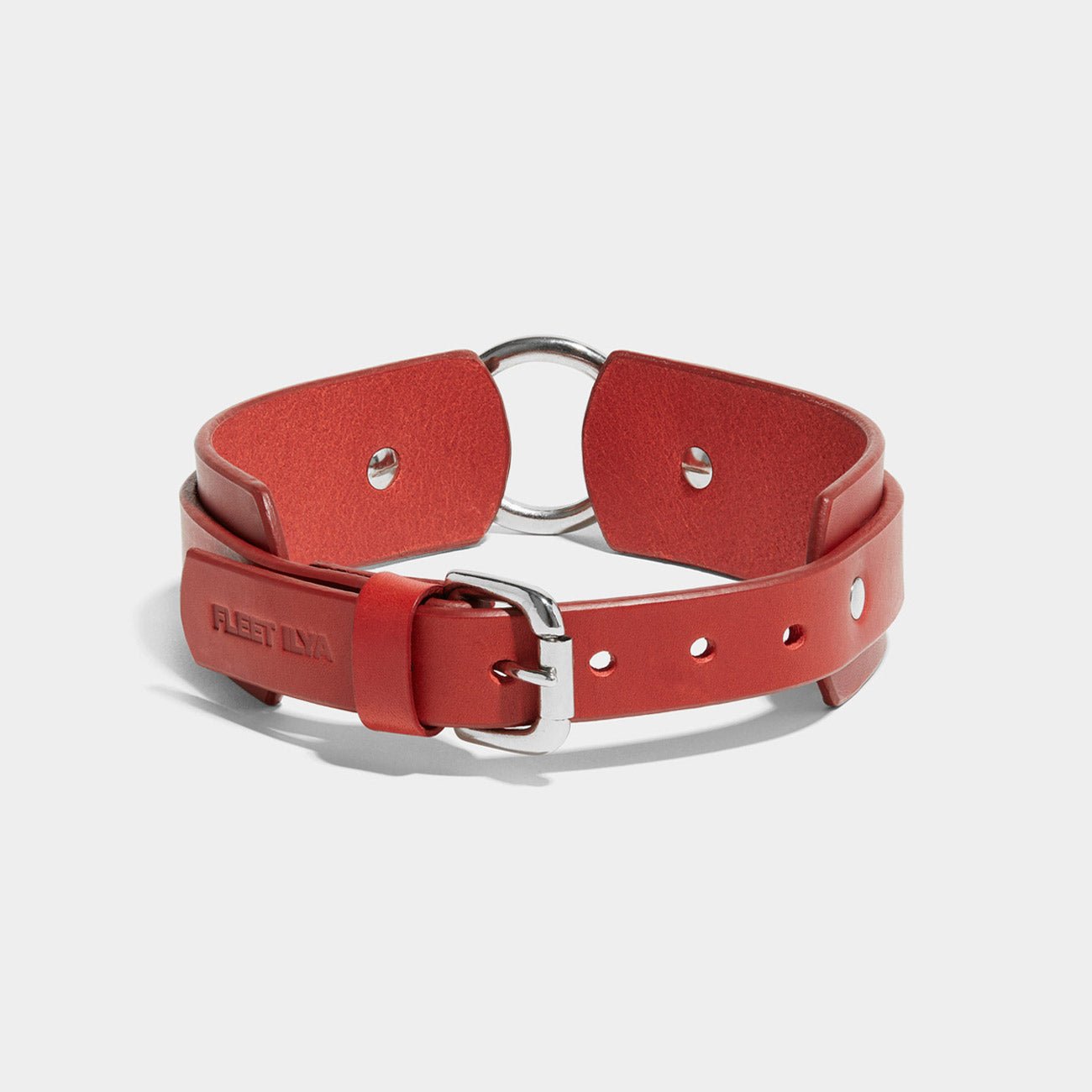 CHUNKY O-RING COLLAR RED | Womens Jewellery Autumn Winter | Fleet Ilya