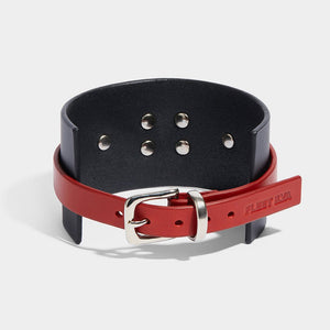 CLASSIC COLLAR BLACK & RED | Restraint Collars | Fleet Ilya