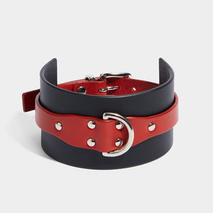 CLASSIC COLLAR BLACK & RED | Restraint Collars | Fleet Ilya