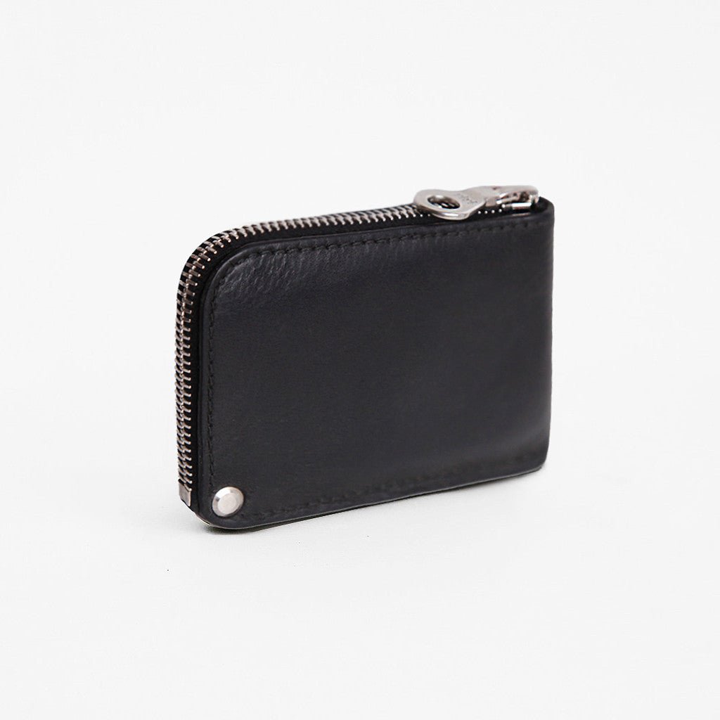Classic Zip Mini Wallet - Black