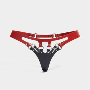 O-RING CUT OUT KNICKERS BLACK & RED | Lingerie | Fleet Ilya