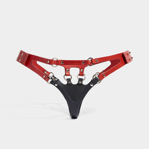 O-RING CUT OUT KNICKERS BLACK & RED | Lingerie | Fleet Ilya