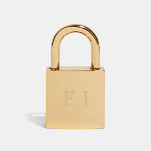 PERSONALISED BRASS PADLOCK | Personalisation | Fleet Ilya