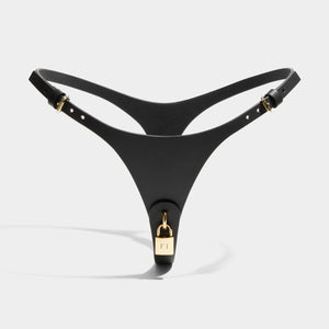 PERSONALISED BRASS PADLOCK THONG | Personalisation | Fleet Ilya