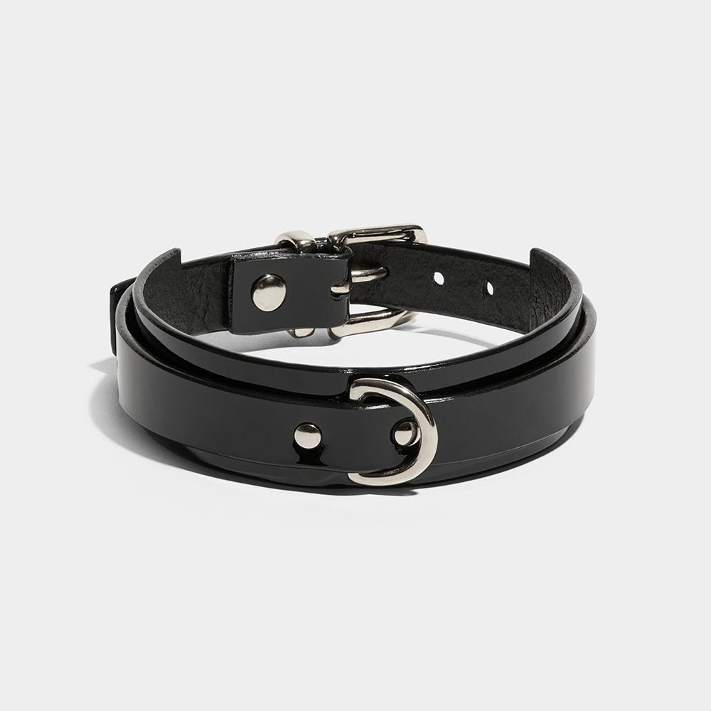 Mens hot sale leather choker